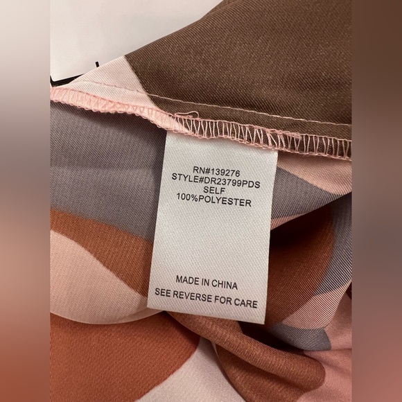 NWT DR2 swing top blouse shirt boho silky satin XL pink - Picture 8 of 10